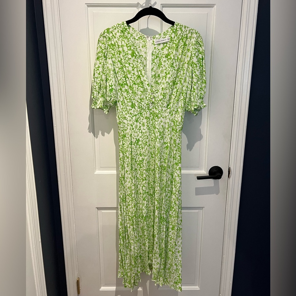 FAITHFULL THE BRAND Marie Louise Midi Dress in Freja Floral Print, Small